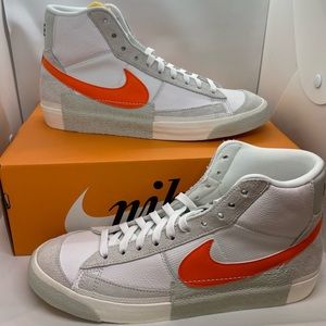 NIB NIKE BLAZER MID PRO CLUB Orange/ White Men’s Shoes Size: 11 #DQ7673-103
